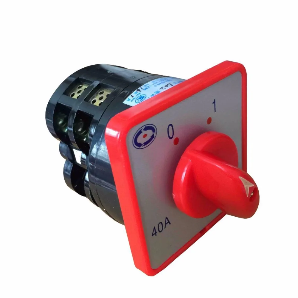 

HZ5-40/7.5 L02 Universal Transformation Group Combine Rotating Switch 2 Archives 2 Section 7.5kw 40A switch