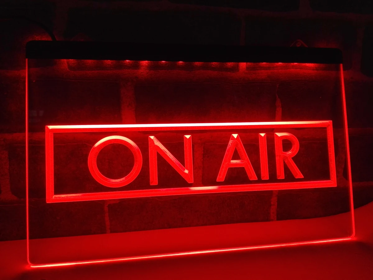 LB480- On Air звукозаписывающая студия новая NR светодиодсветодиодный неосветильник