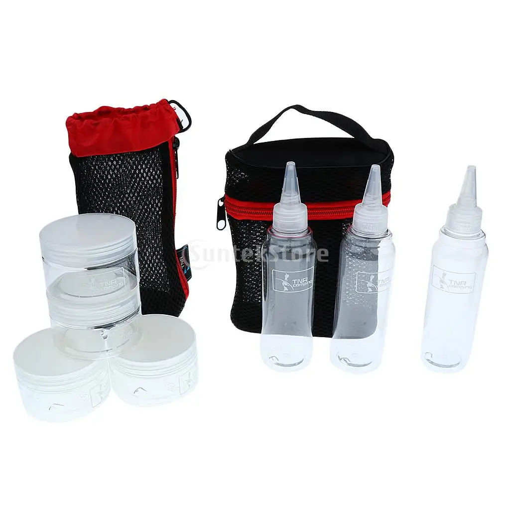 Buy 3pcs 150ml Squeeze Condiment Bottle + 4pcs Spice