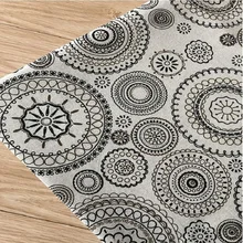 DIY швейная стеганая хлопчатобумажная льняная ткань для украшения дома настенное покрытие хлопок льняное полотно Льняной материал ткань ширина 150 см