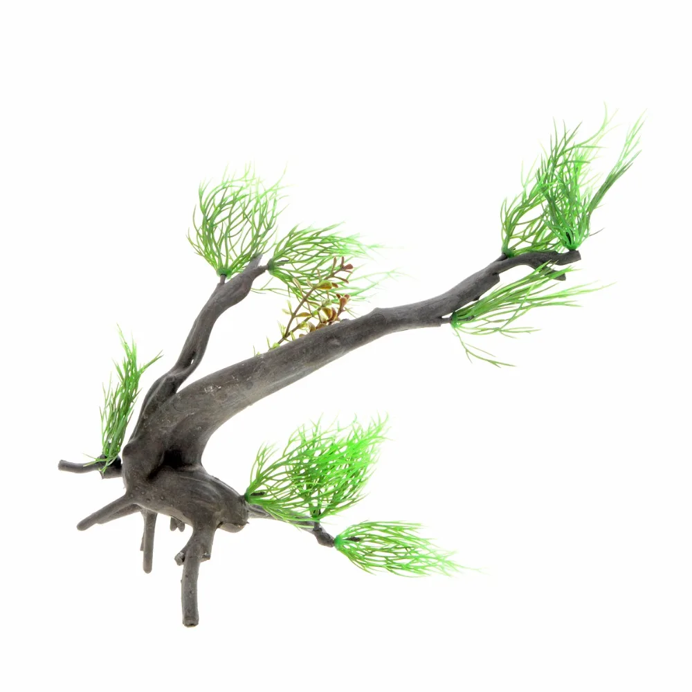 6.8" New Simulated Tree Root Aquarium Fish Tank Decoration Resin