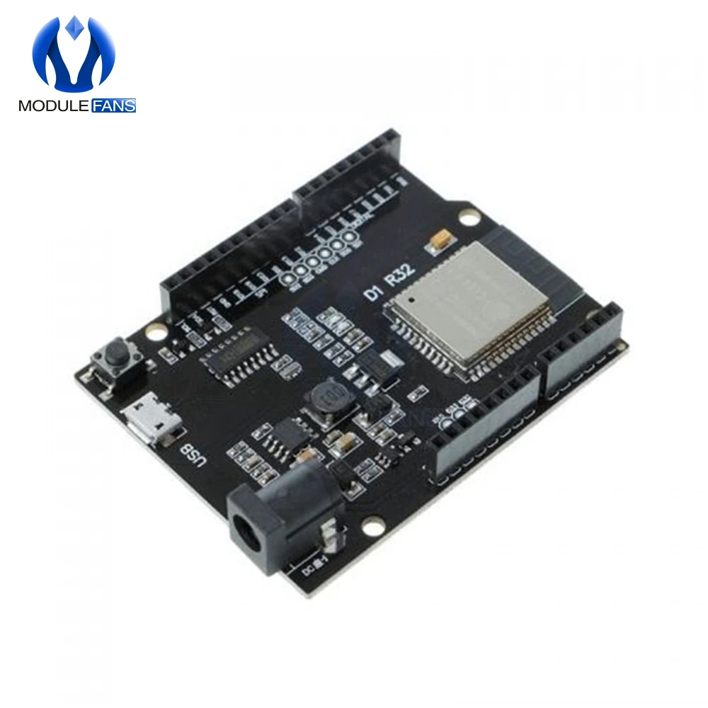 

ESP32 For Wemos D1 Mini For Arduino UNO R3 D1 R32 WIFI Wireless Bluetooth Development Board CH340 4M Memory One