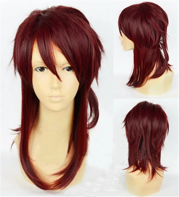 Kouen Ren Koen High Quality Dark Red Cosplay Wig Anime Magi The Kouen Ren Koen High Quality Dark Red Cosplay Wig Anime Magi The