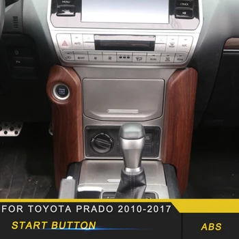 

For Toyota Prado 2018 Car Styling Engine Start Button Switch Circle Cover Trim Frame Sticker Interior Accessories