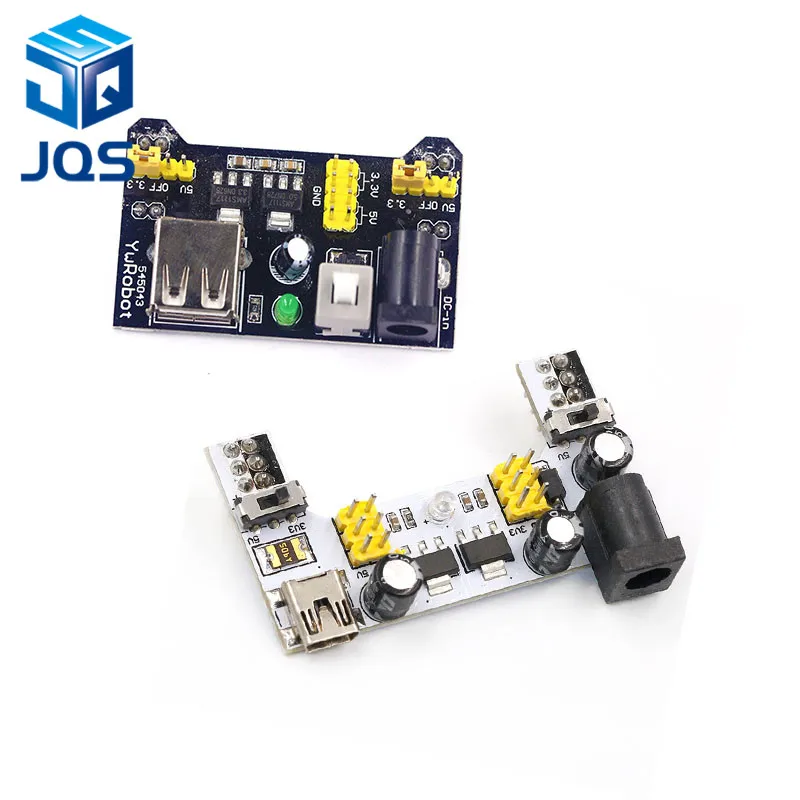 

MB102 Breadboard Power Supply Module /MB102 white Breadboard Dedicated Power Module 2-way 3.3V 5V MB-102 Solderless Bread Board