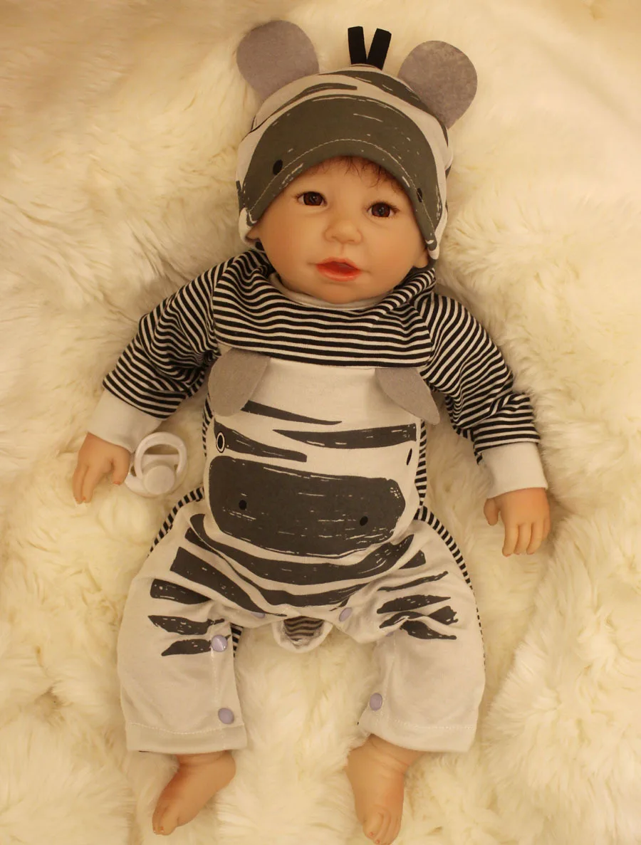 Силиконовые Мягкие Мини куклы reborn baby для девочек и мальчиков 20 дюймов lifelik bonecas 50