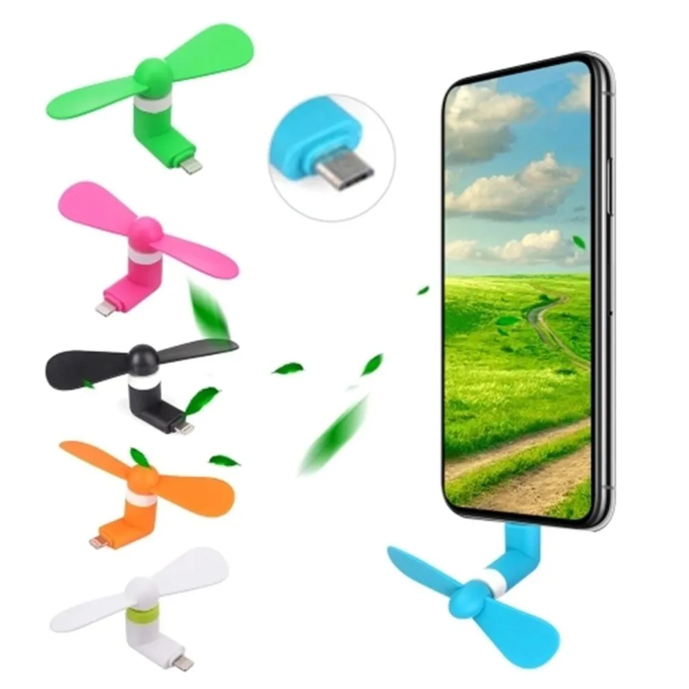 

Mini Portable Fan Micro USB Gadget Flexible Fan For Phone Universal Portable Summer For IOS and Android Phone OTG USB Mini Fan