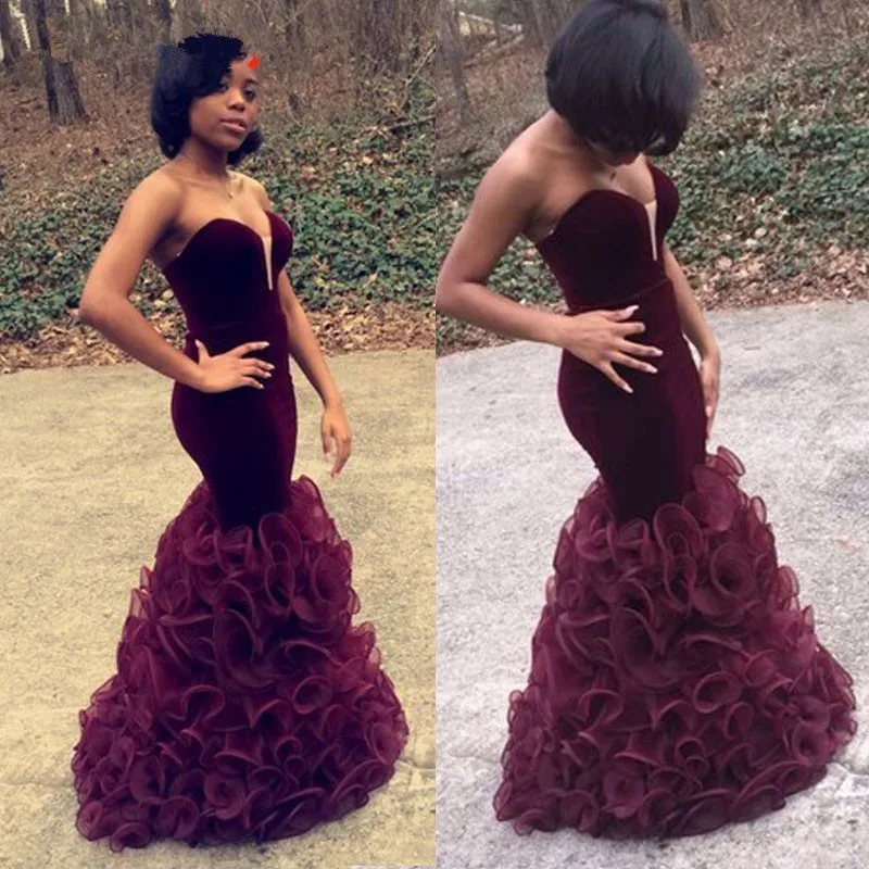 windsor burgundy prom dress