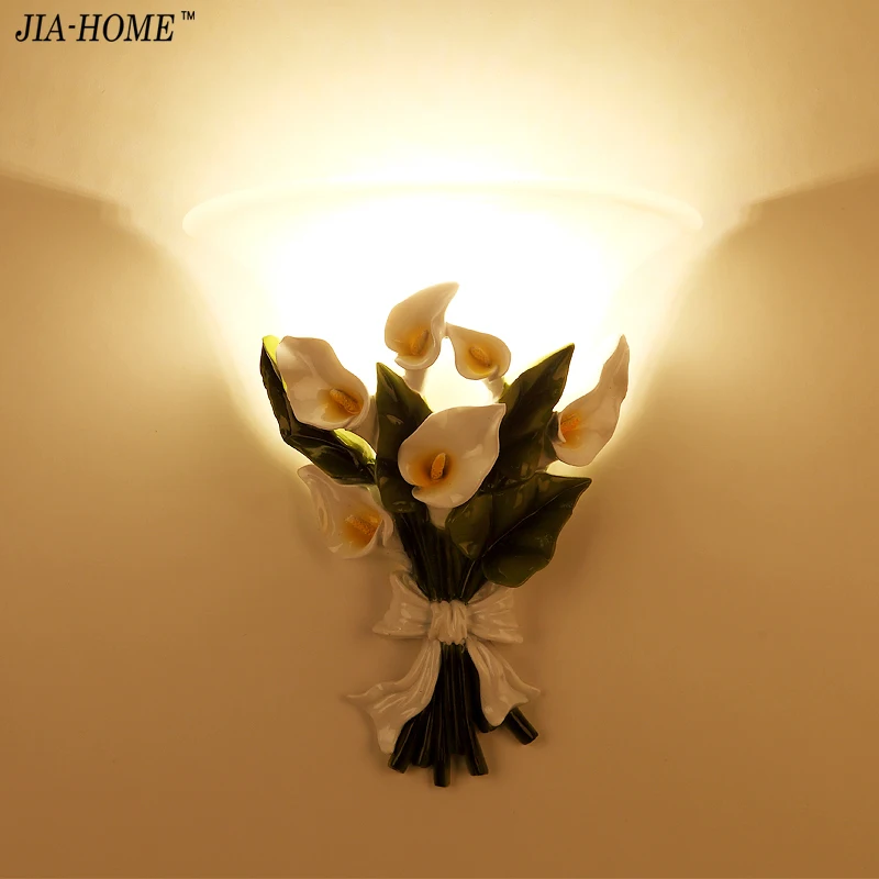 

Resin lamp body Wall Lamps Living Room Corridor Stair Lighting Decoration E27 Holder Staircase Living Room Lamp sconce fixture