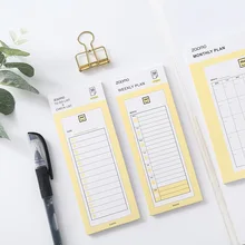 Еженедельный ежемесячный планировщик месяц записная книжка проверить список блок De Notas лексика делать Записные Книжки записные книжки и журналы дропшиппинг