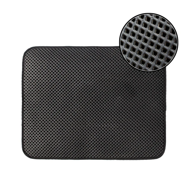Cat Litter Trapper Mat Folding Waterproof Honeycomb Sifting Pad Protect Floor and Carpet Eco-friendly Light Weight EVA Foam