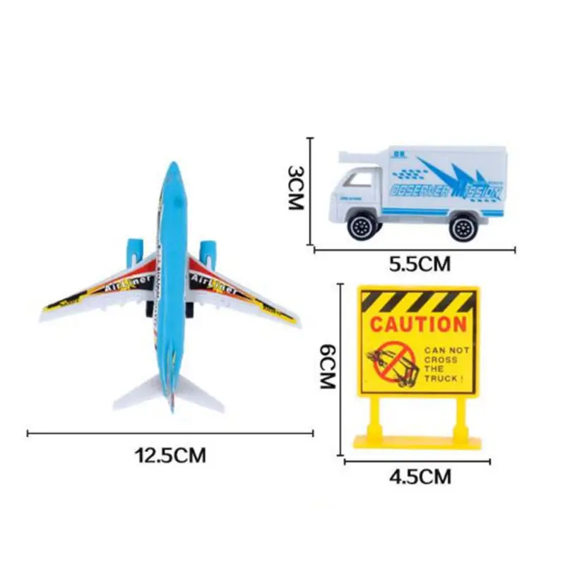 Новинка 200 шт аэропорт собранные игрушки набор самолетов модели Трансформации Игрушки для детей Подарки