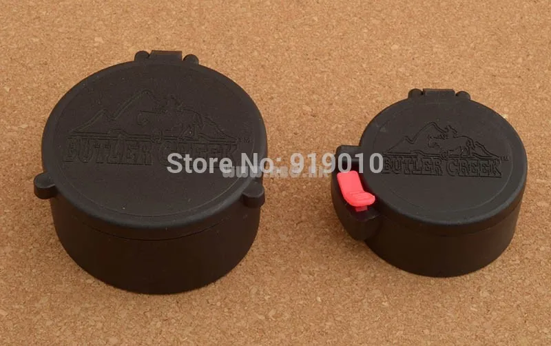 

Flip Open Rifle Scope Cover eye piece 1.675 inch 4.2545mm objective 2.25 inch 5.715mm hunting shooting M6652