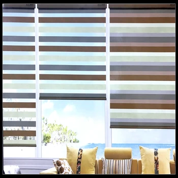 

FREE SHIPPING Popular KIDS ROOM zebra blinds double-layer roller Zebra blinds and zebra window blinds