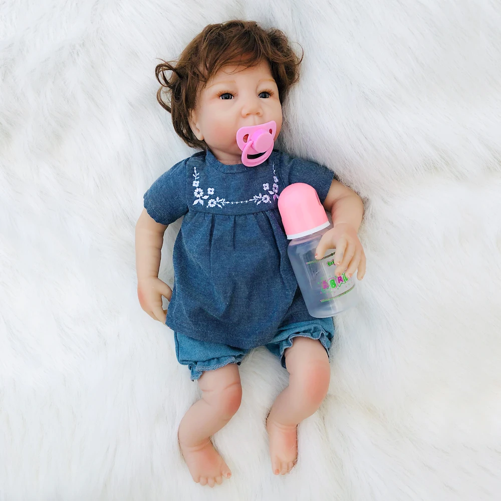 Милая Кукла reborn baby girl 18 &quot46 см l. o. l силиконовая детская кукла реборн игрушки для