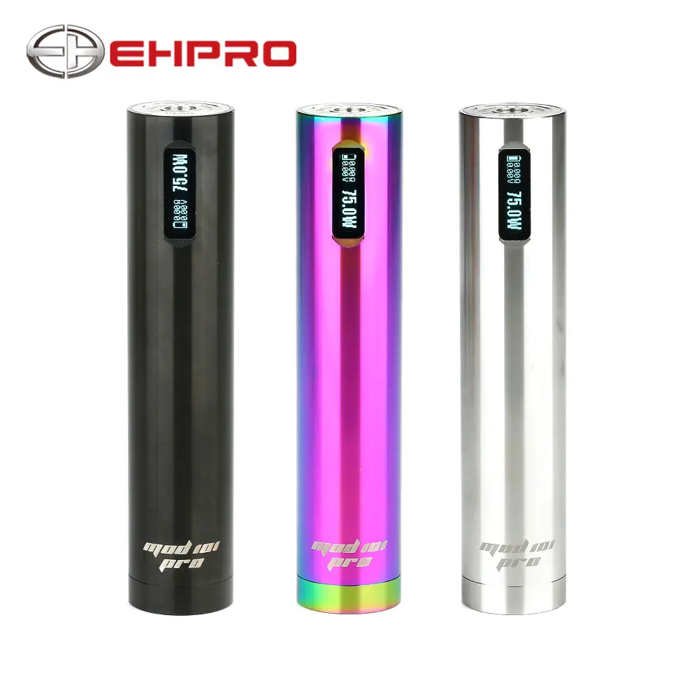 Ehpro 101 Pro TC Mod 75W Penstyle TC MOD Pen Mod OLED Display One Button Design No 18650 Battery Electronic Cigarette Mod Ehpro 101 Pro TC Mod 75W Penstyle TC MOD Pen Mod OLED Display One Button Design No 18650 Battery Electronic Cigarette Mod