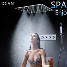Spray SPA Thermostat font b Shower b font Set 20 Inch sky font b Curtain b