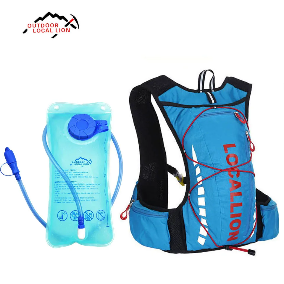 

LOCAL LION 8L Professional Outdoor Cycling Bicycle Bike Backpack Packsack Running Backpack Fishing Vest Bag Hydration Pack