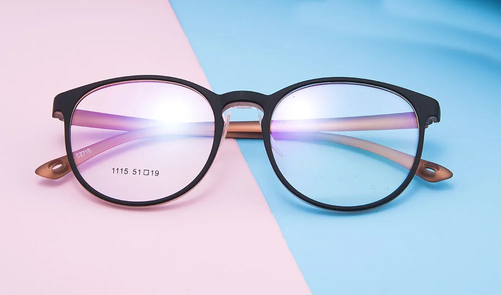 Ен Lan корейский TR90 оптические очки кадр высокое качество 2019 круглый коричневый, черный, зеленый Серый цвет блок миопия прозрачные линзы Gafas