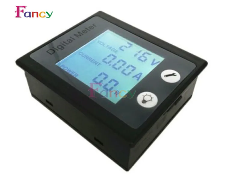 

AC 80-260V 100A AC Ammeter Voltmeter Power Energy Meter Gauge Voltimetro Amperimetro with STN LCD Backlight