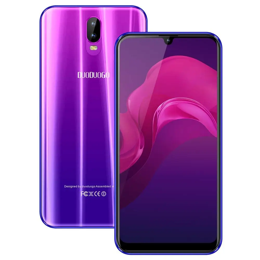 DUODUOGO S10 Mobile Phone Android 8.1 6.26'' Water drop Screen 4GB+64GB 12MP camera 4G celular Smartphone unlocked cell phone