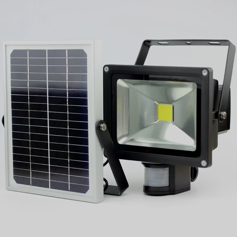 2020Hot по выгодной цене с доставкой, 20 Вт Солнечный светодиодный безопасности светильник садовый светильник PIR motion обнаружены отражателем Светодиодный прожектор светильник IP65 CE по ограничению на использование опасных материалов в производстве одобренный
