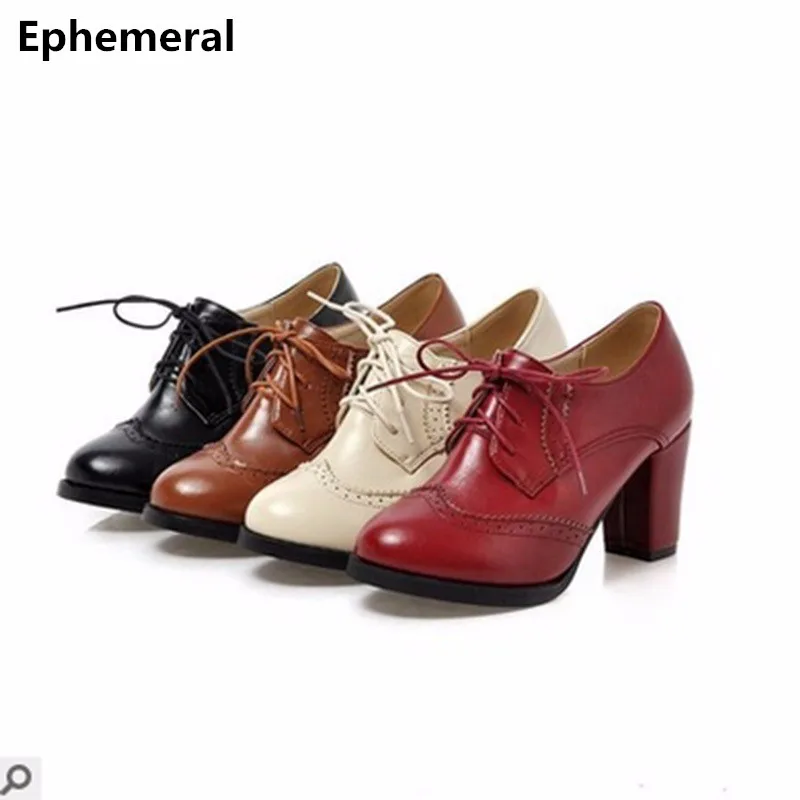 Женские ботинки с острым носком на толстом квадратном каблуке размеры 34 43|high heels