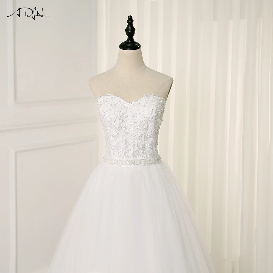 ADLN Принцесса Милая Свадебные платья с корсетом Vestidos de Novia белый/слоновая кость