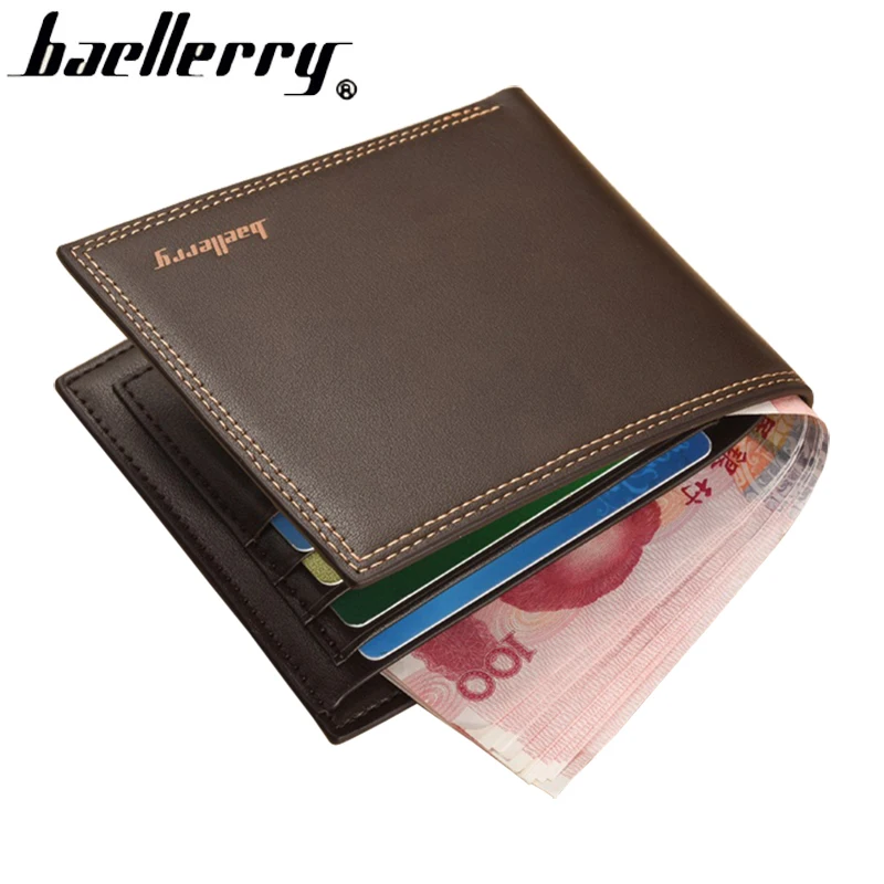 Men wallets famous brand Top Quality leather wallet men male purse carteira masculina couro ...