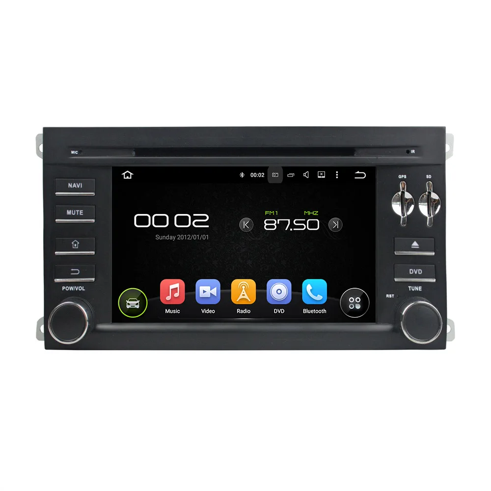 

KLYDE 2 Din 7" Android 8.1 Quad Core Car Radio For PORSCHE Cayenne 2006-2010 Car Multimedia Player Stereo DVD Player Audio