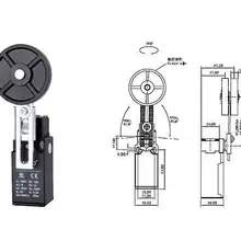 4 шт./лот высокое качество CNTD CLS-191 Регулируемый рычаг Концевой переключатель/микро переключатель Ui 380V Ith 10A, экономичный и пластиковый тип