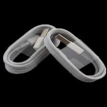 1000 шт/Партия 1 м 3 фута Белый цвет 8pin usb синхронизация данных зарядное устройство для iphone 5 6 7 8 X для ios 11