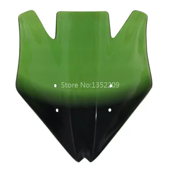 

Green Double Bubble Windshield WindScreen For 2007-2009 Kawasaki Z1000 2007 2008 2009