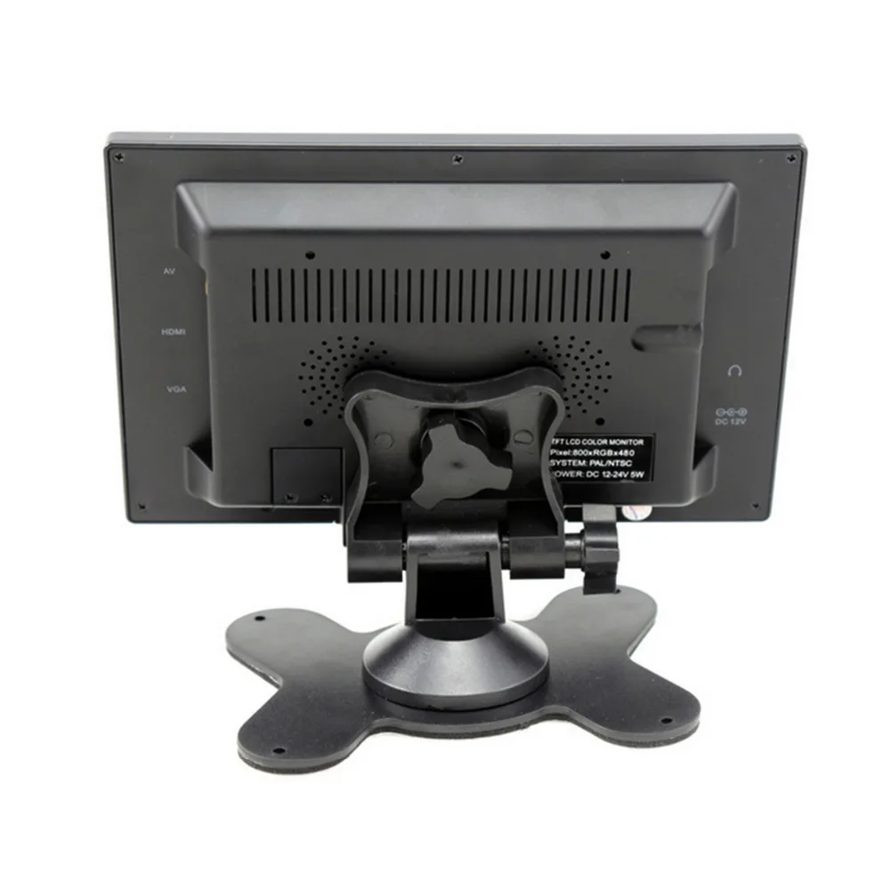  Wearson 9 inch LCD Cast Screen Monitor With AV VGA HDMI For Car and Smartphone