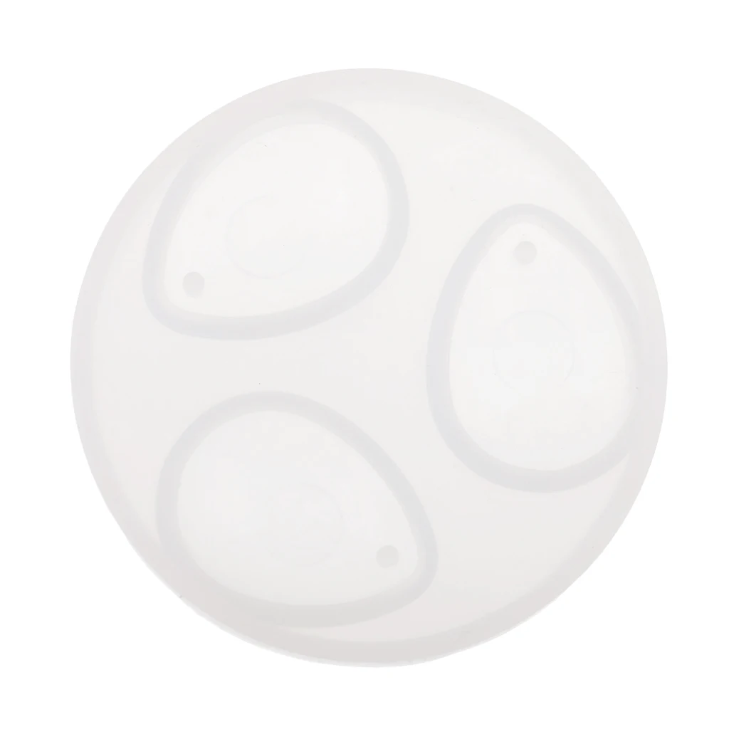 DIY Water Drop Silicone Domed Cabochon Mould Necklace Pendant Charms Mold