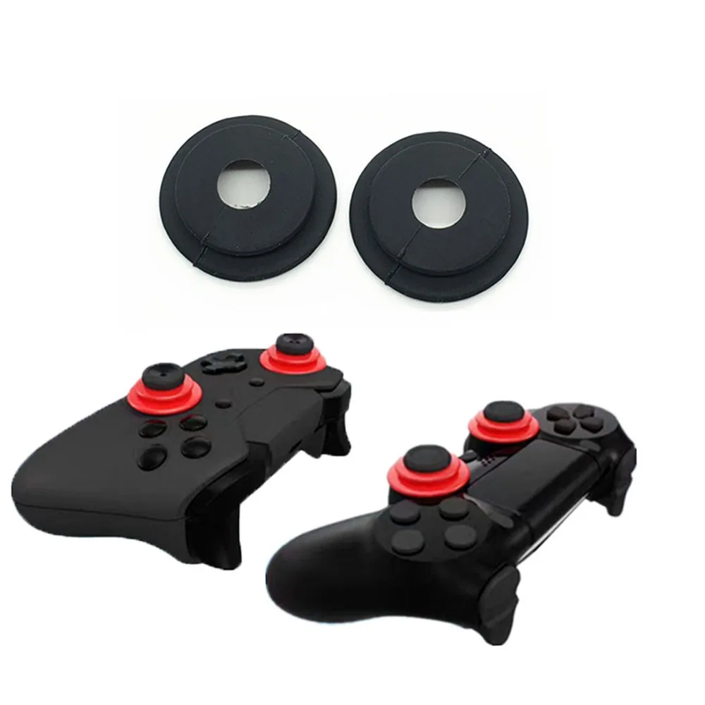 

10SETS Black For XBOX360 XBOX ONE Silicone Rubber Soft Aim Assistant Ring For PS3 PS4 Pro PS 4 Slim Better Aiming