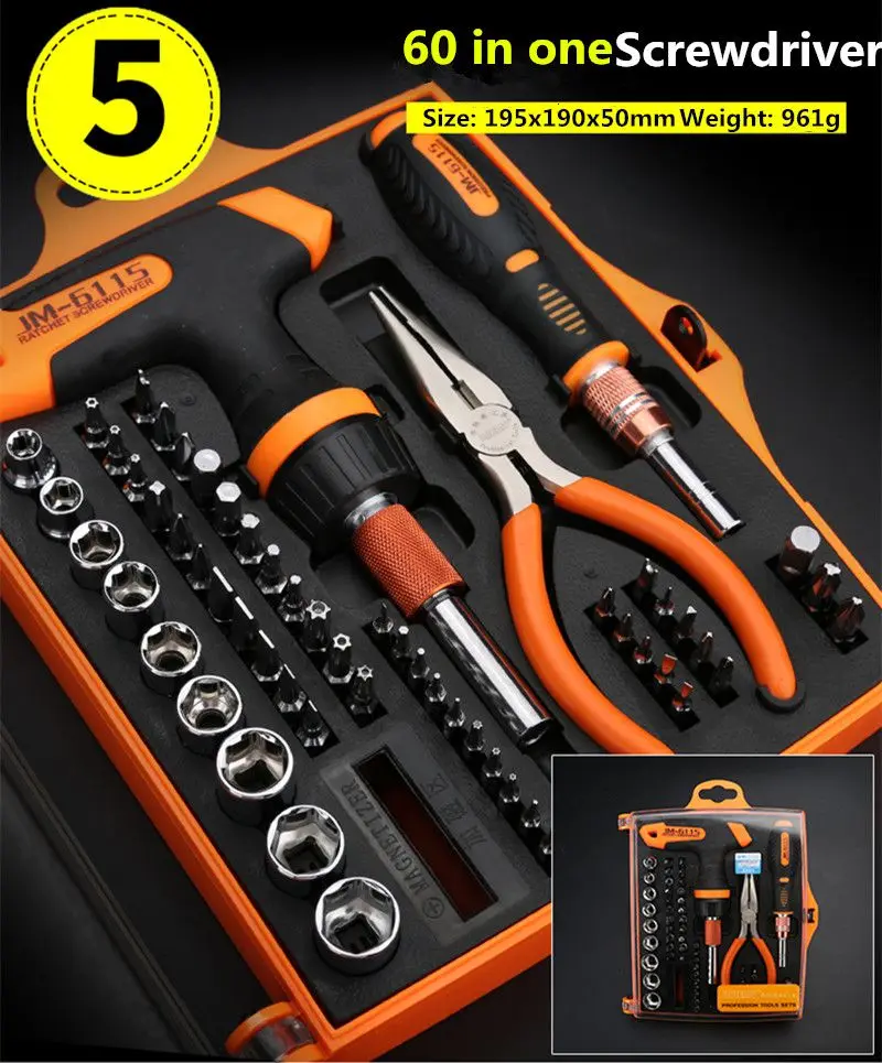 60 Pieces  Screwdriver Set Precision Repair Tools Kit,screwdriver for phones.