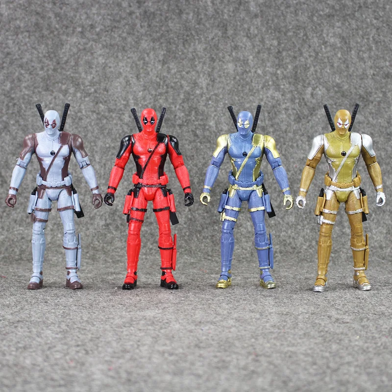 4 шт./партия 18 см X-men Deadpool Wade Winston Wilson с оружием | Игрушки и хобби