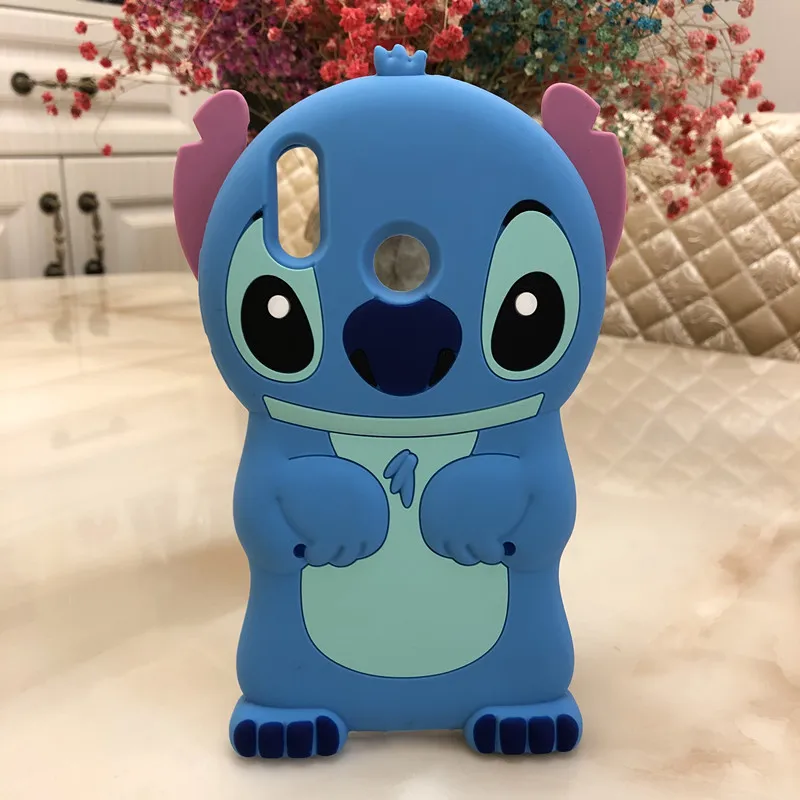 

Phone Case For Huawei Y9 2019 Y92019 JKM-LX1 JKM-TL00 JKM-AL00 Cases Cute 3D Cartoon Stitch Soft Silicone Case
