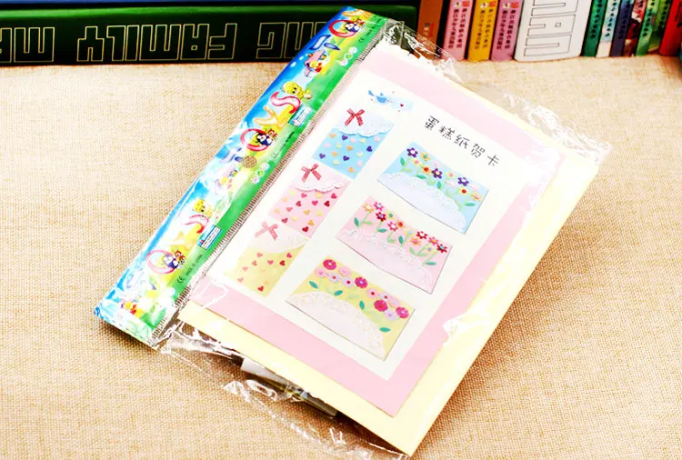 3 Pack Felt 3D Greeting Card Craft Kits with Envelopes - Kids DIY Early Learning Toys for Mother's Day & Teacher's Day image 2