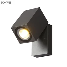 5 Вт светодио дный настенный светильник Алюминий открытый Водонепроницаемый IP65 крыльцо сад бра Home Decor поверхность mouted раза настенный светильник 85-265 В