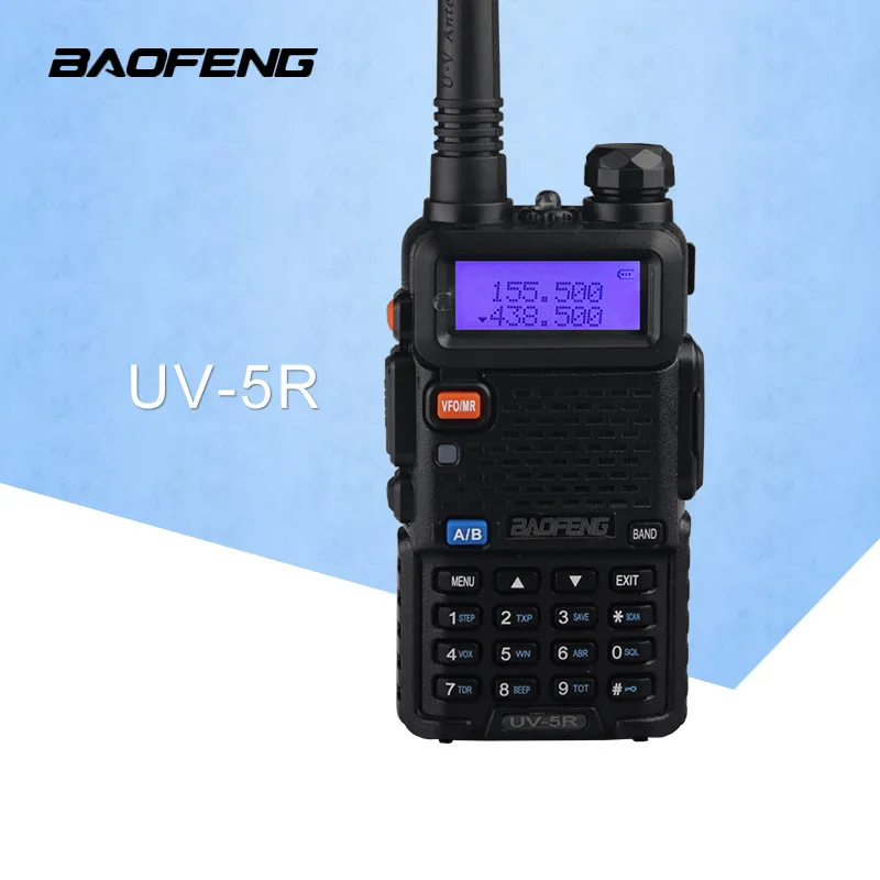 BaoFeng UV-5R портативная рация Профессиональный CB радио Baofeng UV5R трансивер 128CH 5 Вт VHF& UHF Ручной UV 5R для охотничьего радио