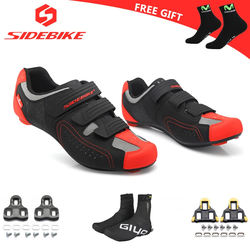 

sidebike road cycling shoes with SPD KEO ultralight racing road bike shoes men women professional bicycle sneakers breathable