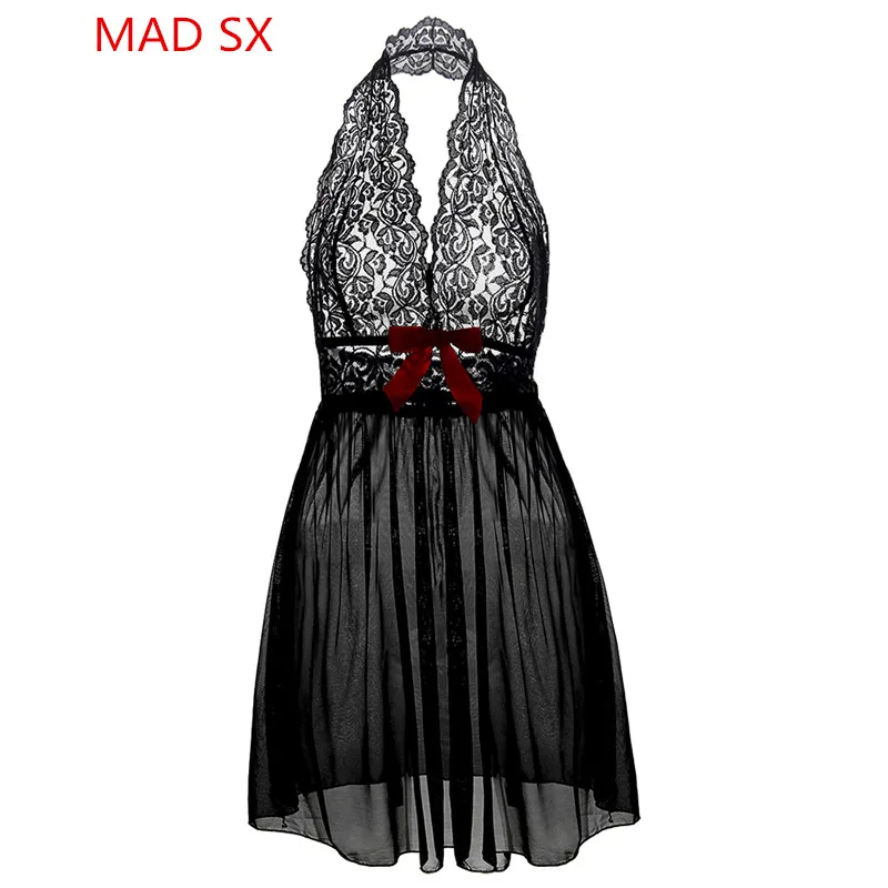 

2017 New arrival hot sell woman hanging neck bud silk pajamas fashion underwear perspective temptation Hot lingerie