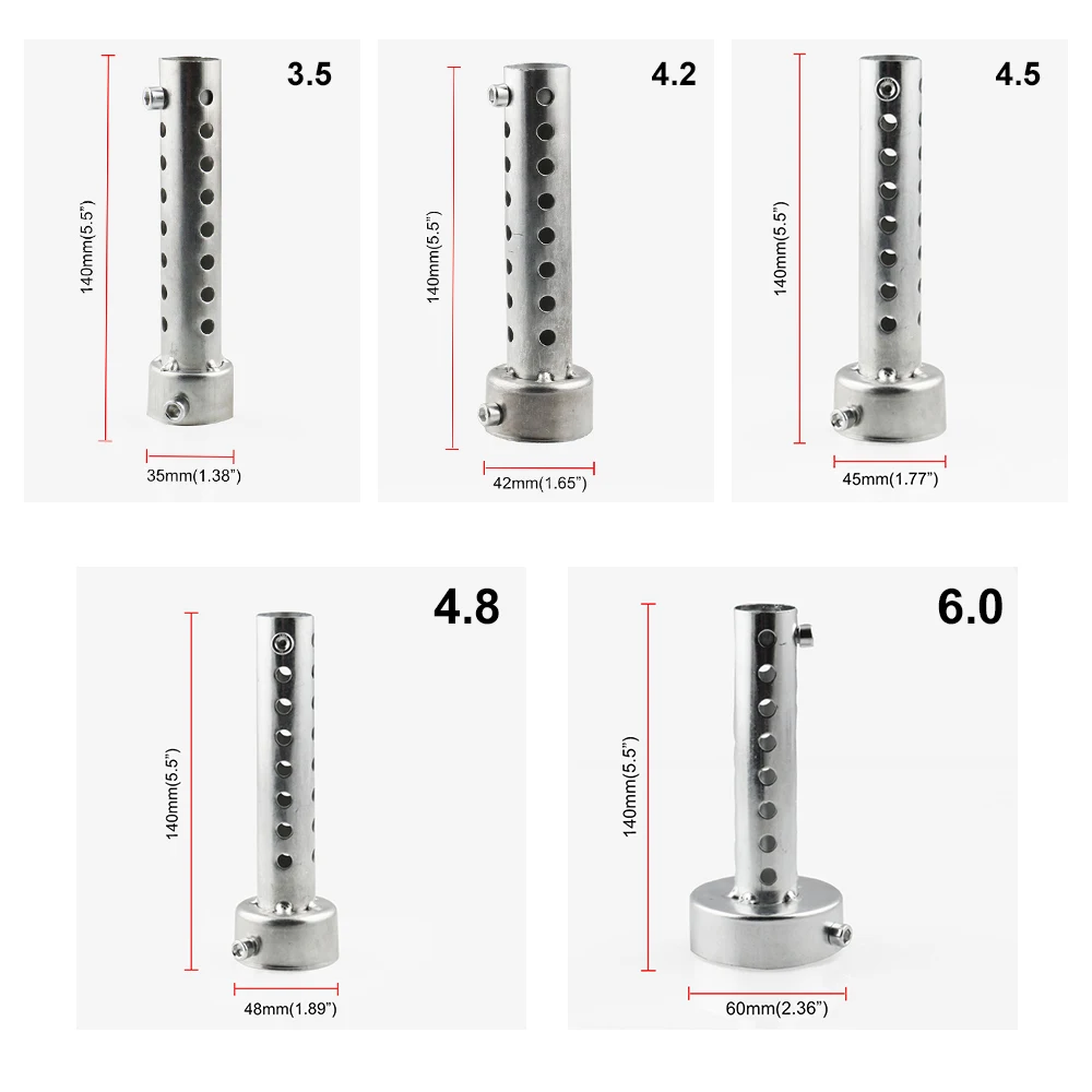 Мотоцикл глушитель глушители для автомобиля может дБ убийца перегородка съемный хром 35 мм 42 мм 45 мм 48 мм 60 мм Универсальный