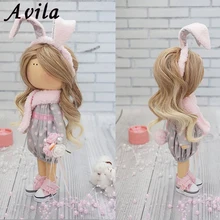 New Fai da Te Mini Trecce 20*100 Centimetri Bambola Parrucca Grande Onda Ad Alta Temperatura Materiale Dei Capelli Parrucca per Le Bambole Bjd accessori Della Bambola(China)