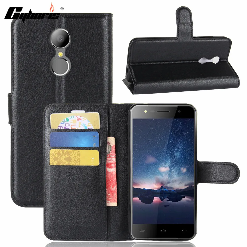 

CYBORIS For Homtom HT37 Coque Case Luxury PU Leather Back Cover Phone Flip Case For Homtom HT 37 Pro 5.0"Case&bags