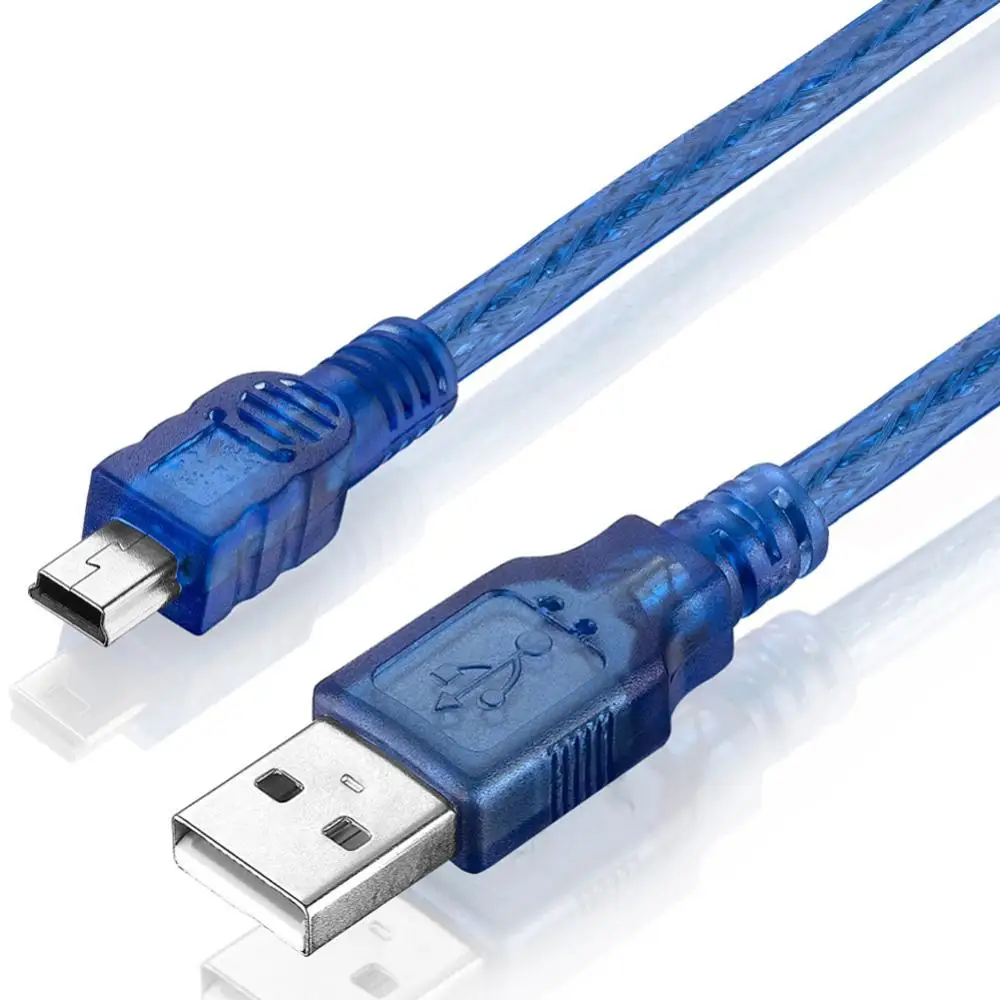 Lballist Мини 5Pin USB кабель USB 2,0 Тип A штекер к Мини 5 P папа фольга+ Плетеный экранированный 1,5 м 1,8 м 3 м 5 м 10 м