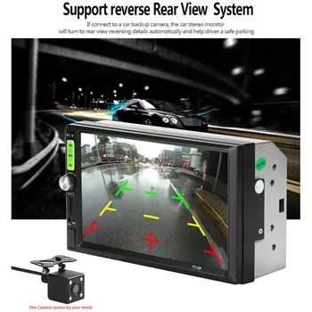 

Car Multimedia Player HD 7" Autoradio 2 Din Car Radio Coche Recorder Touch Screen Bluetooth FM Transmitter Auto Car MP5 NO GPS