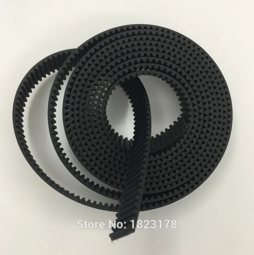 50meters HTD 3M 30mm belt width 30mm PU open belt 3M timing belt black Polyurethane with steel